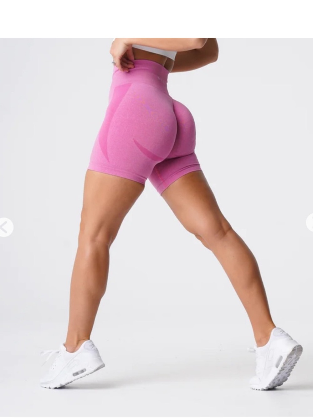 NVGTN Bubblegum Pink Contour Bike Shorts